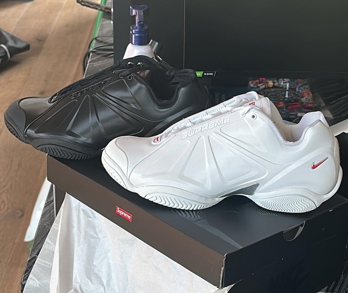 Carlos Alcaraz Unveils A Supreme x Nike Air Zoom Courtposite Metallic